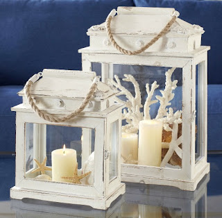 How to display outlet lanterns